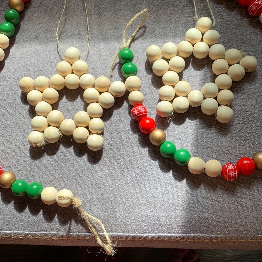 Boho Christmas ornaments